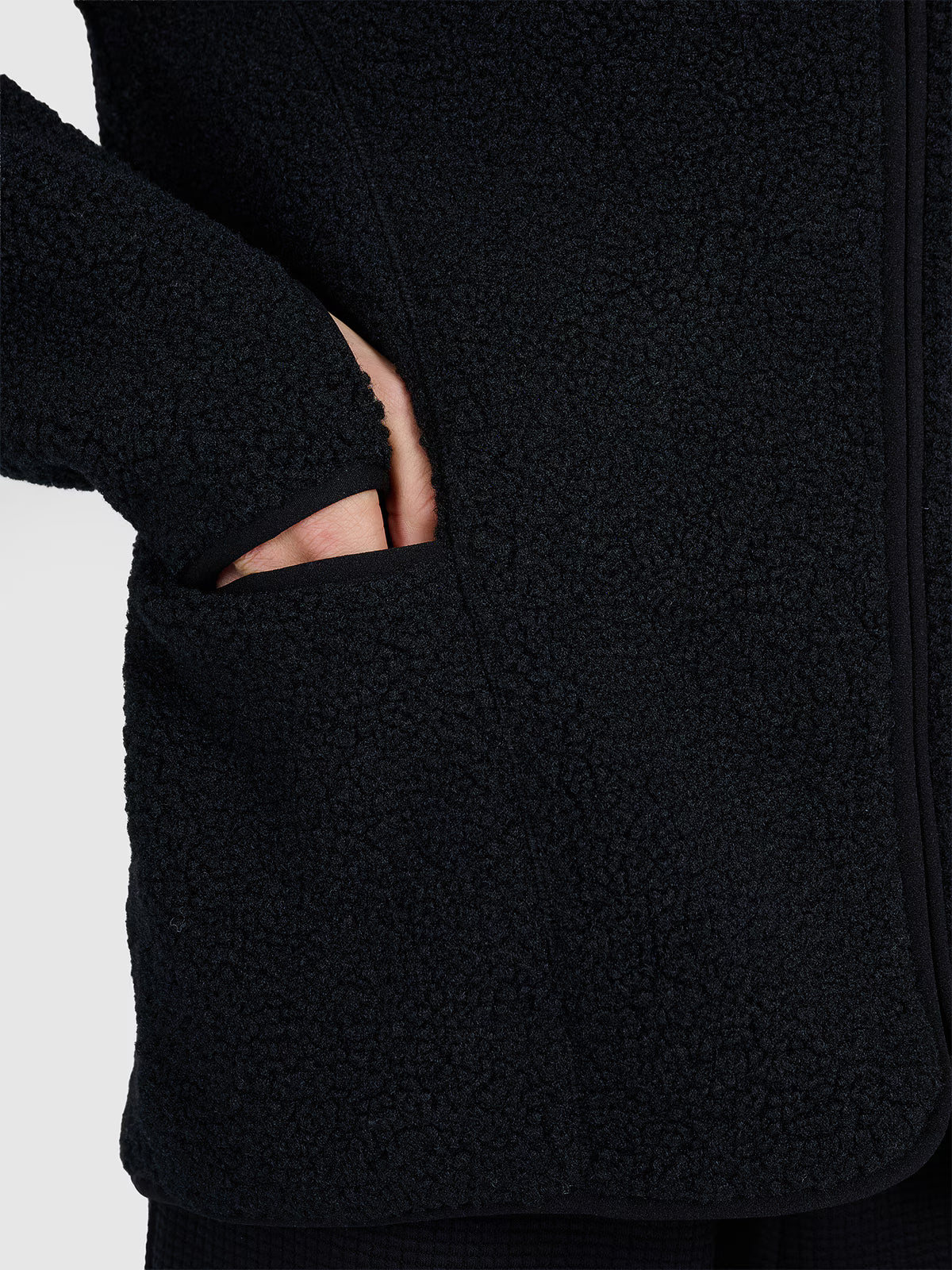 Polar sherpa ze stójką oversize damski