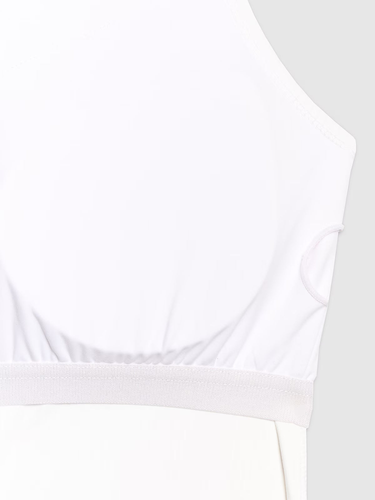 Top slim z prążkowanej dzianiny damski