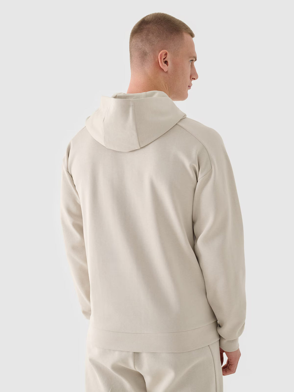 Bluza dresowa nierozpinana z kapturem męska