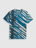 T-shirt regular z nadrukiem męski