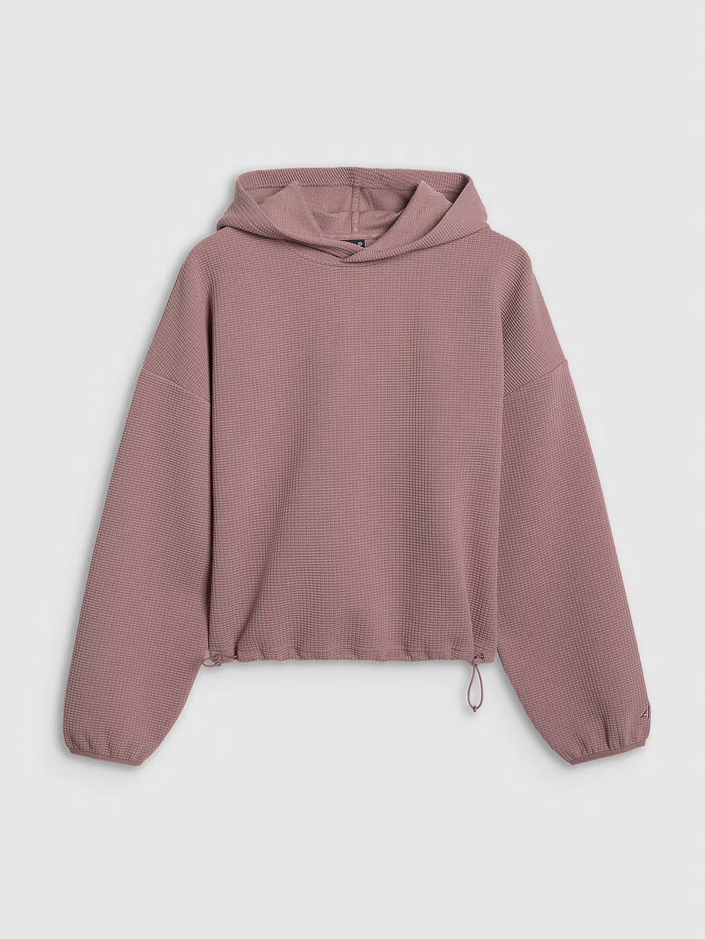 Bluza dresowa z waflowej dzianiny damska