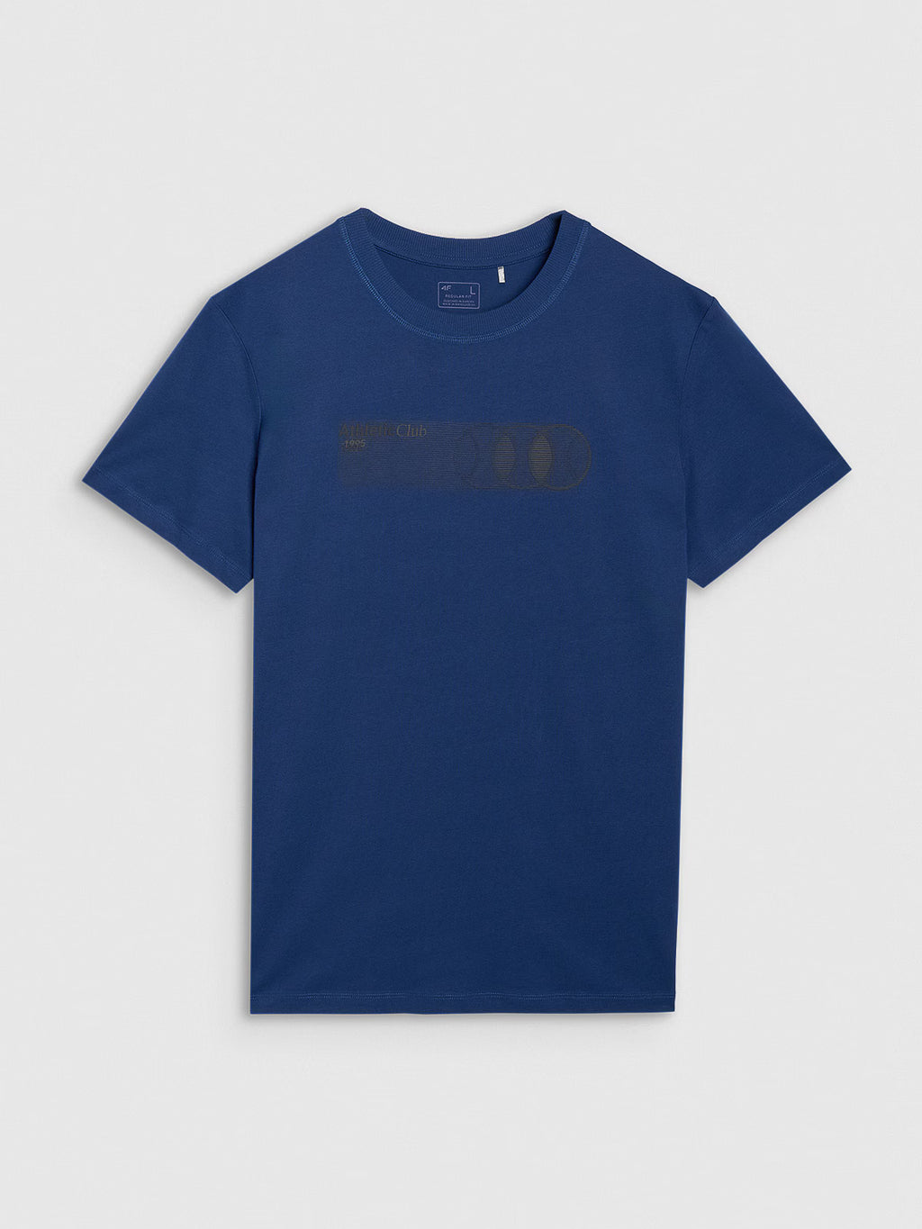 T-shirt regular z nadrukiem męski