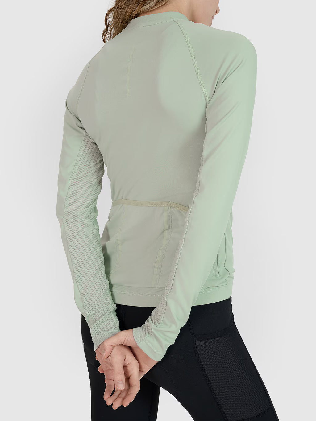 Longsleeve rowerowy rozpinany damski