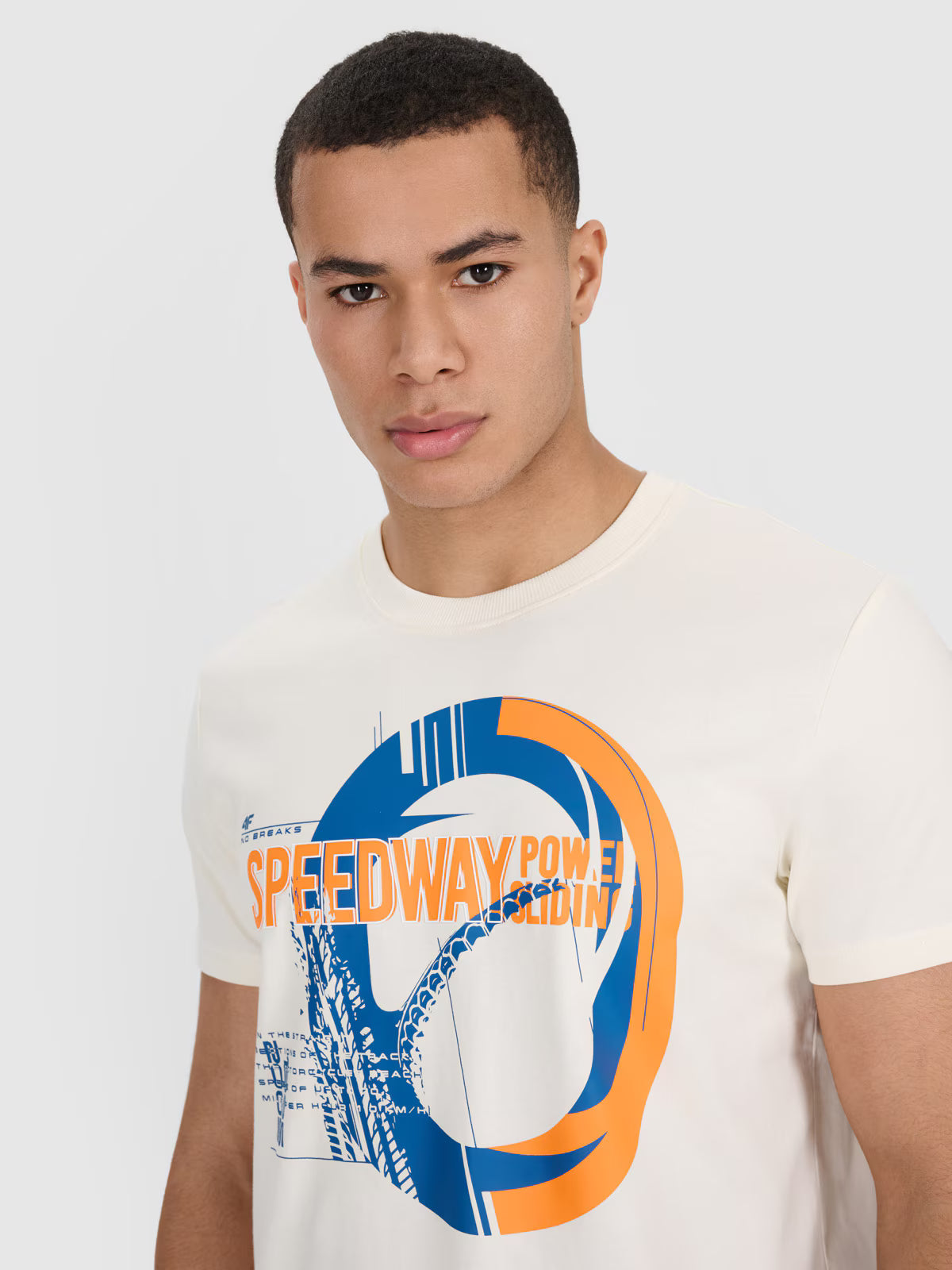 T-shirt regular z nadrukiem męski