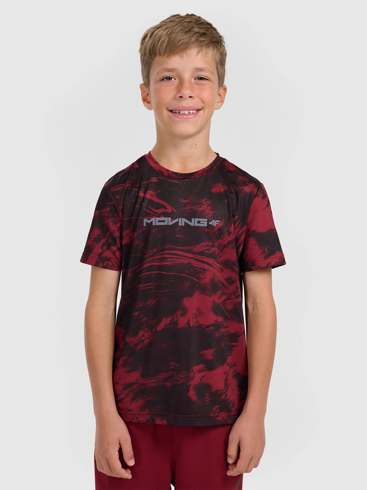 T-shirt sportowy szybkoschnący chłopięcy
