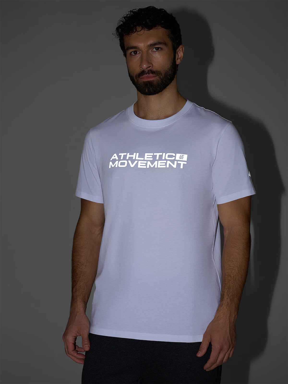 T-shirt regular z nadrukiem męski