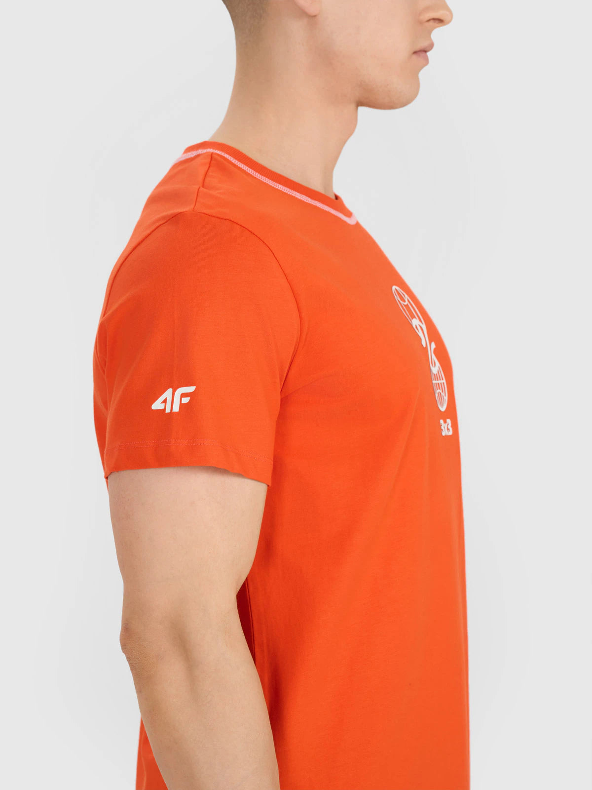 T-shirt regular z nadrukiem męski