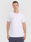 T-shirt regular z nadrukiem męski