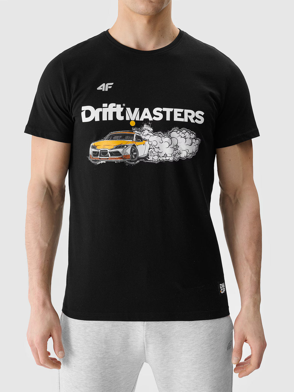T-shirt regular z nadrukiem uniseks 4F x Drift Masters