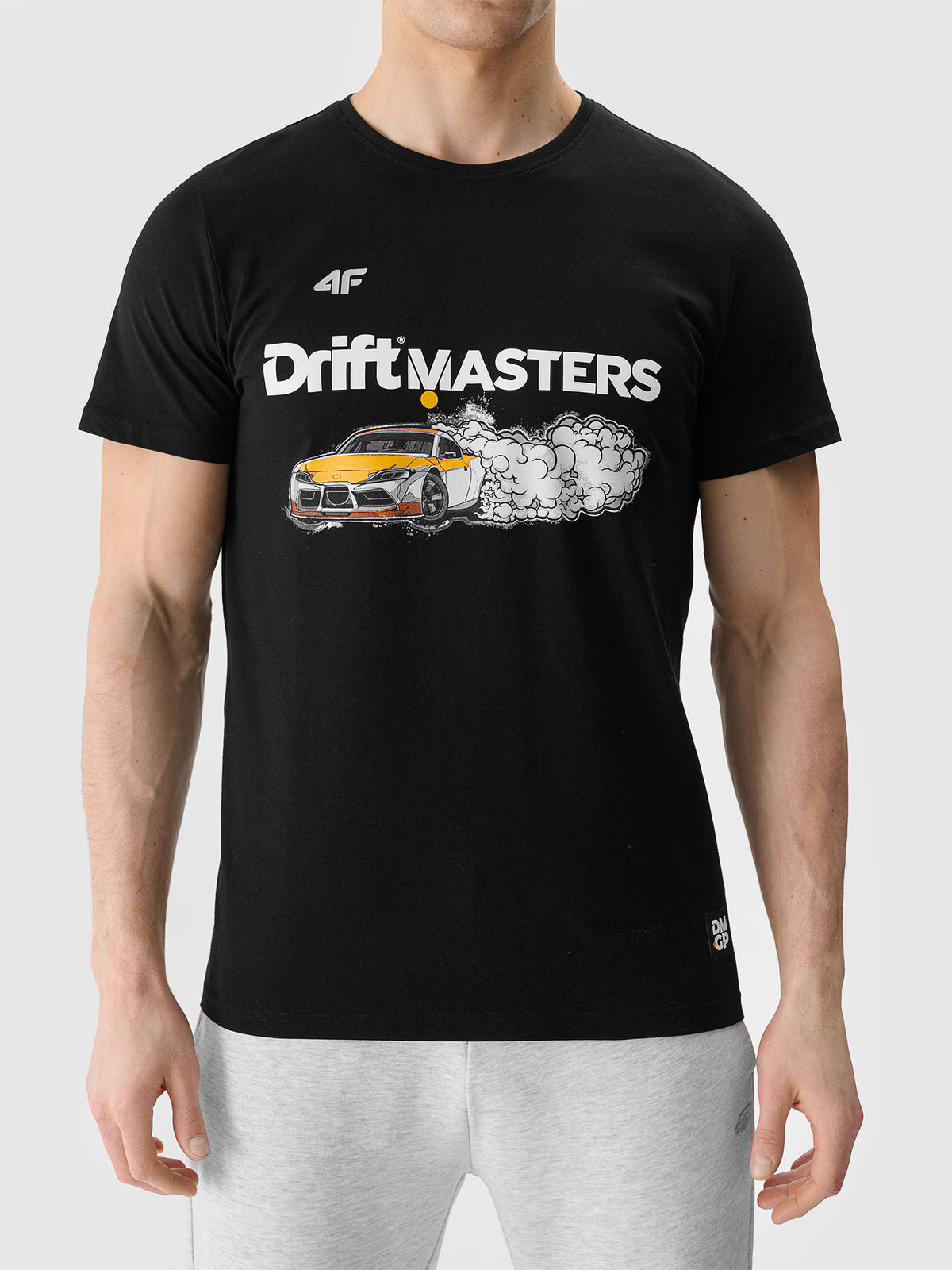 T-shirt regular z nadrukiem uniseks 4F x Drift Masters