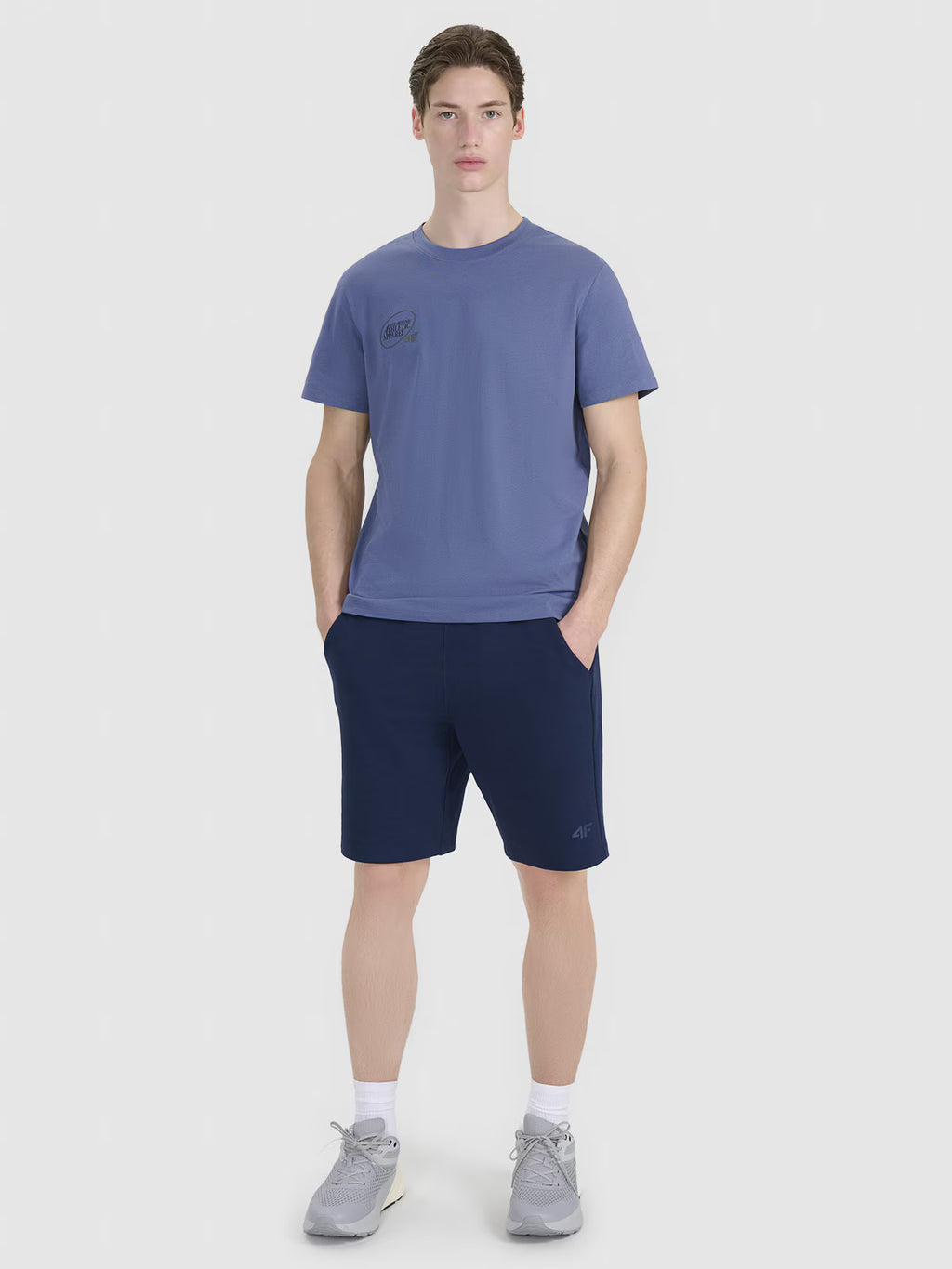 T-shirt regular z nadrukiem męski