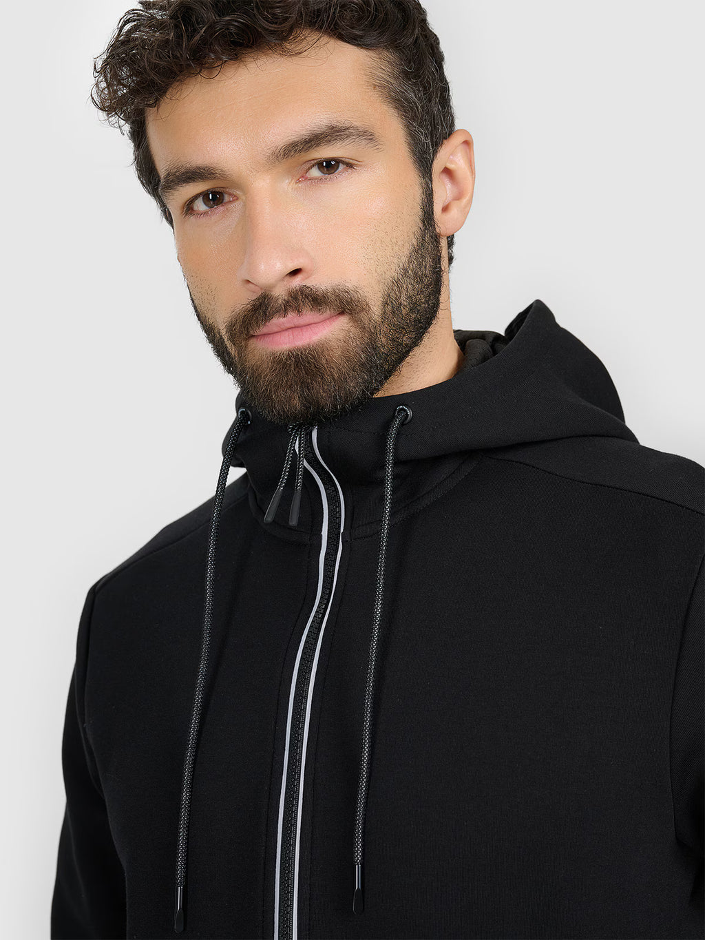 Bluza dresowa regular z kapturem męska