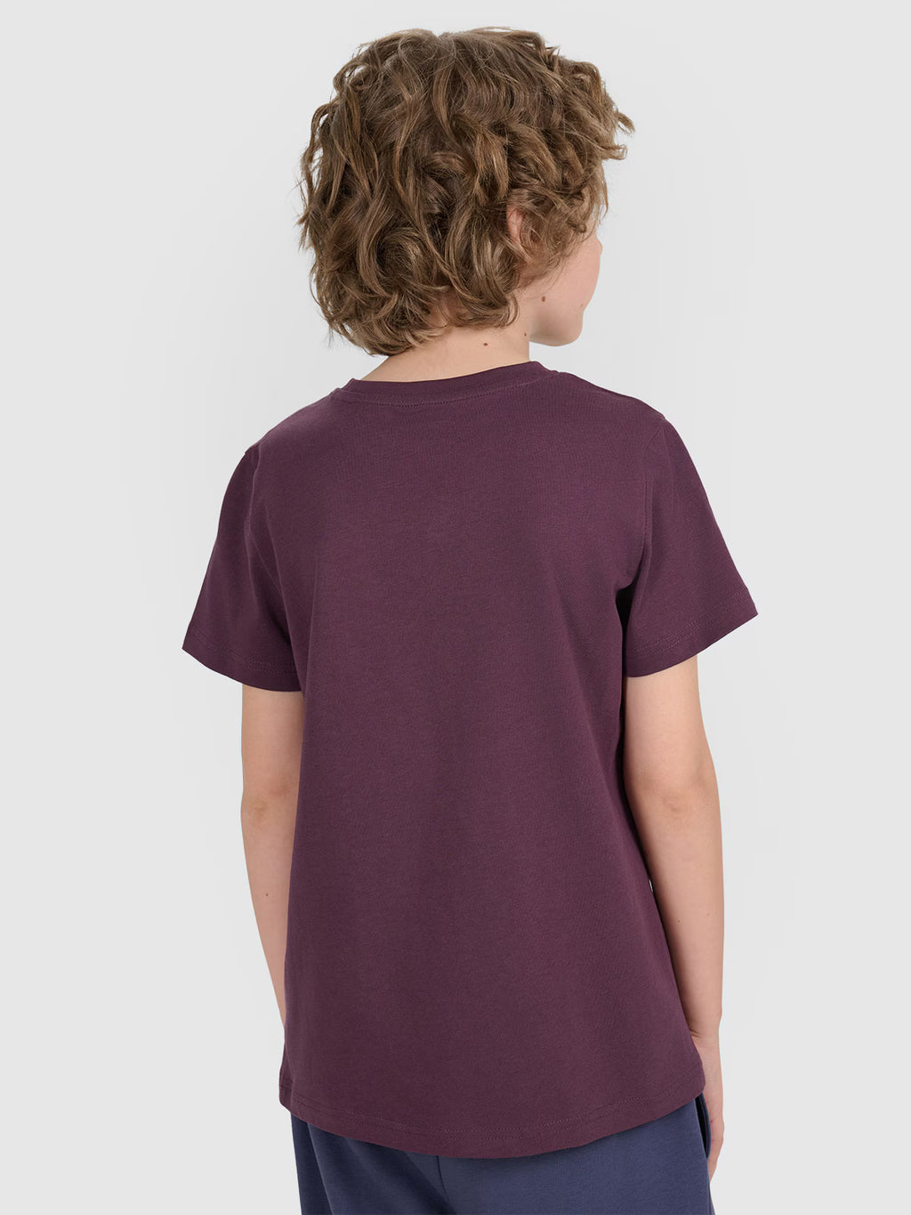 T-shirt regular gładki (2-pack) dziecięcy