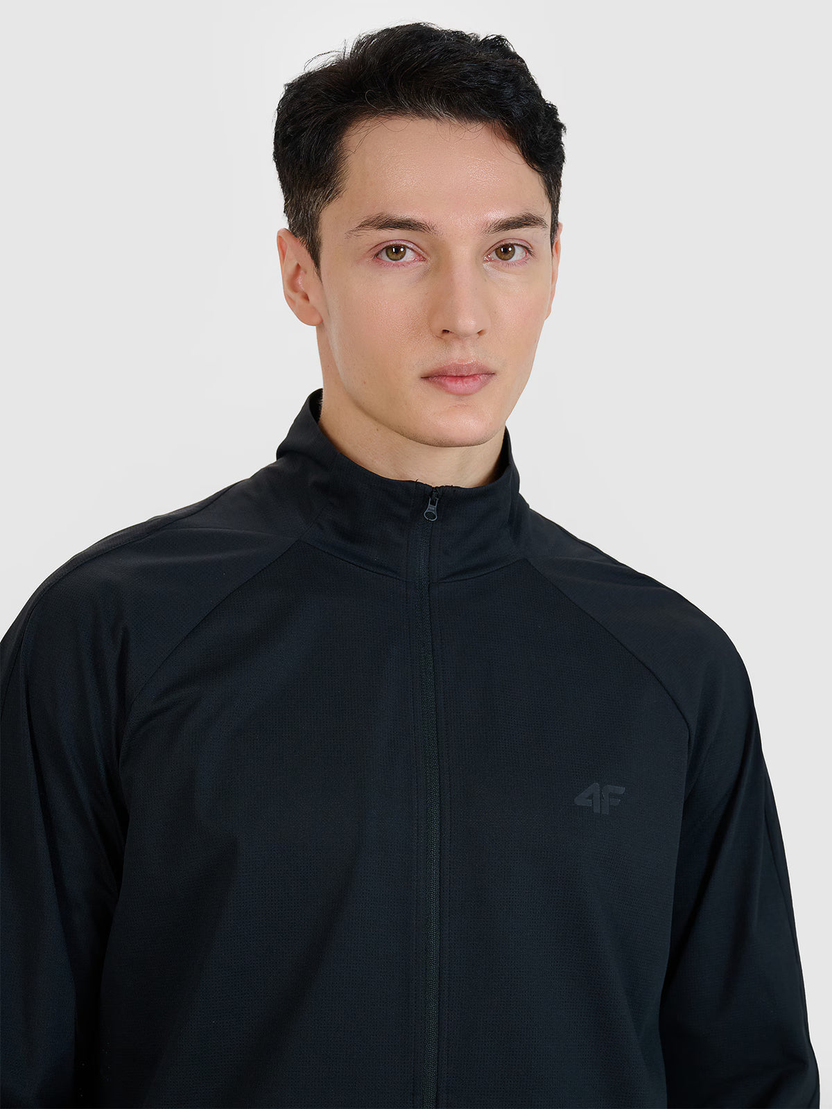 Bluza treningowa rozpinana bez kaptura męska