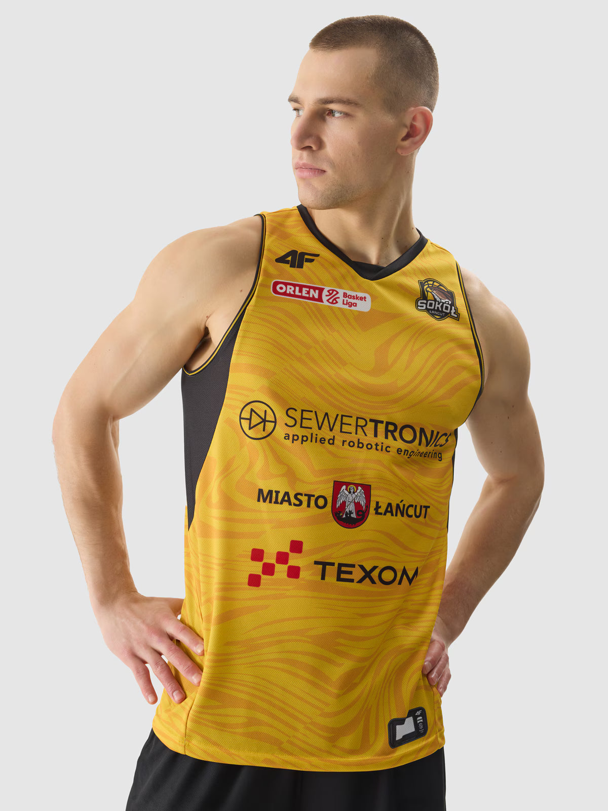 Tank top replika domowy z sezonu 2023/24 męski 4F x Sokół Łańcut