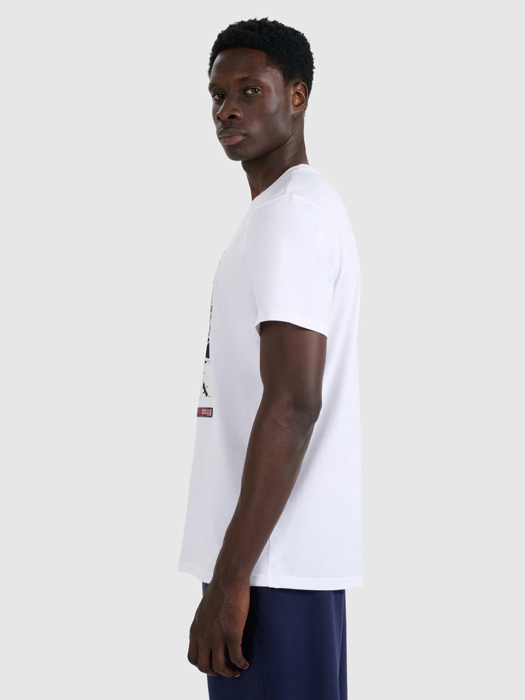 T-shirt regular z nadrukiem męski