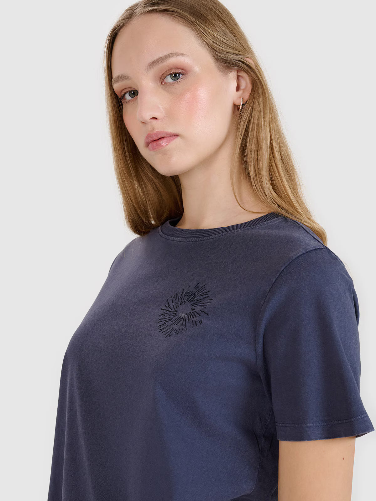 T-shirt regular z nadrukiem damski