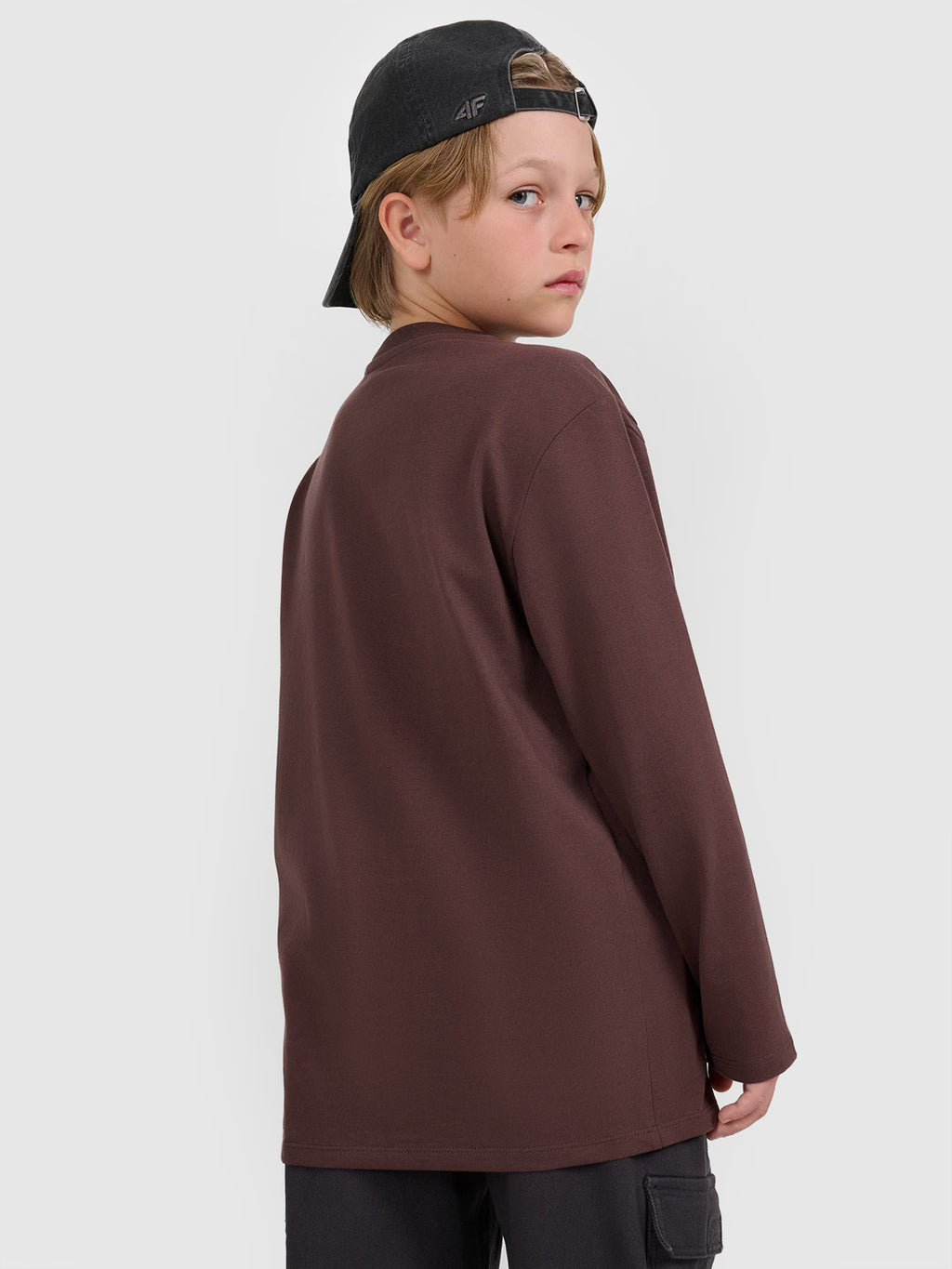 Longsleeve regular z nadrukiem chłopięcy