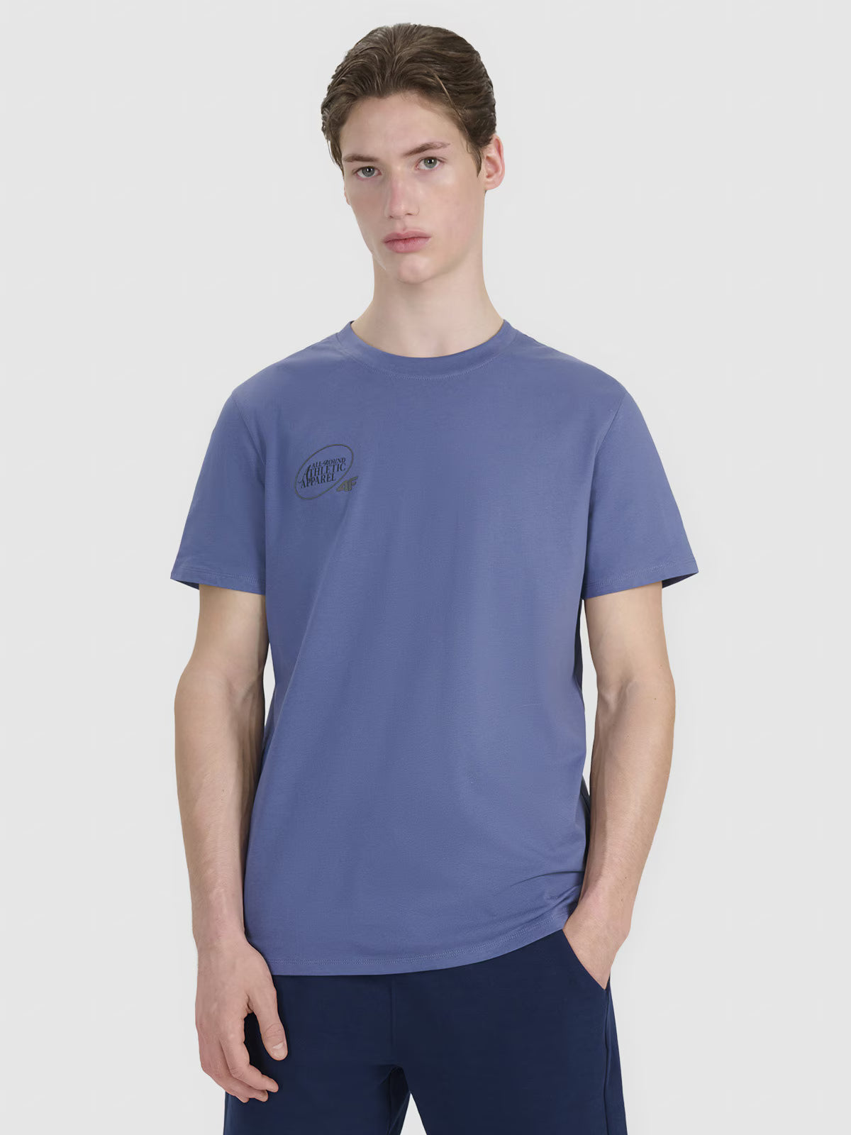 T-shirt regular z nadrukiem męski