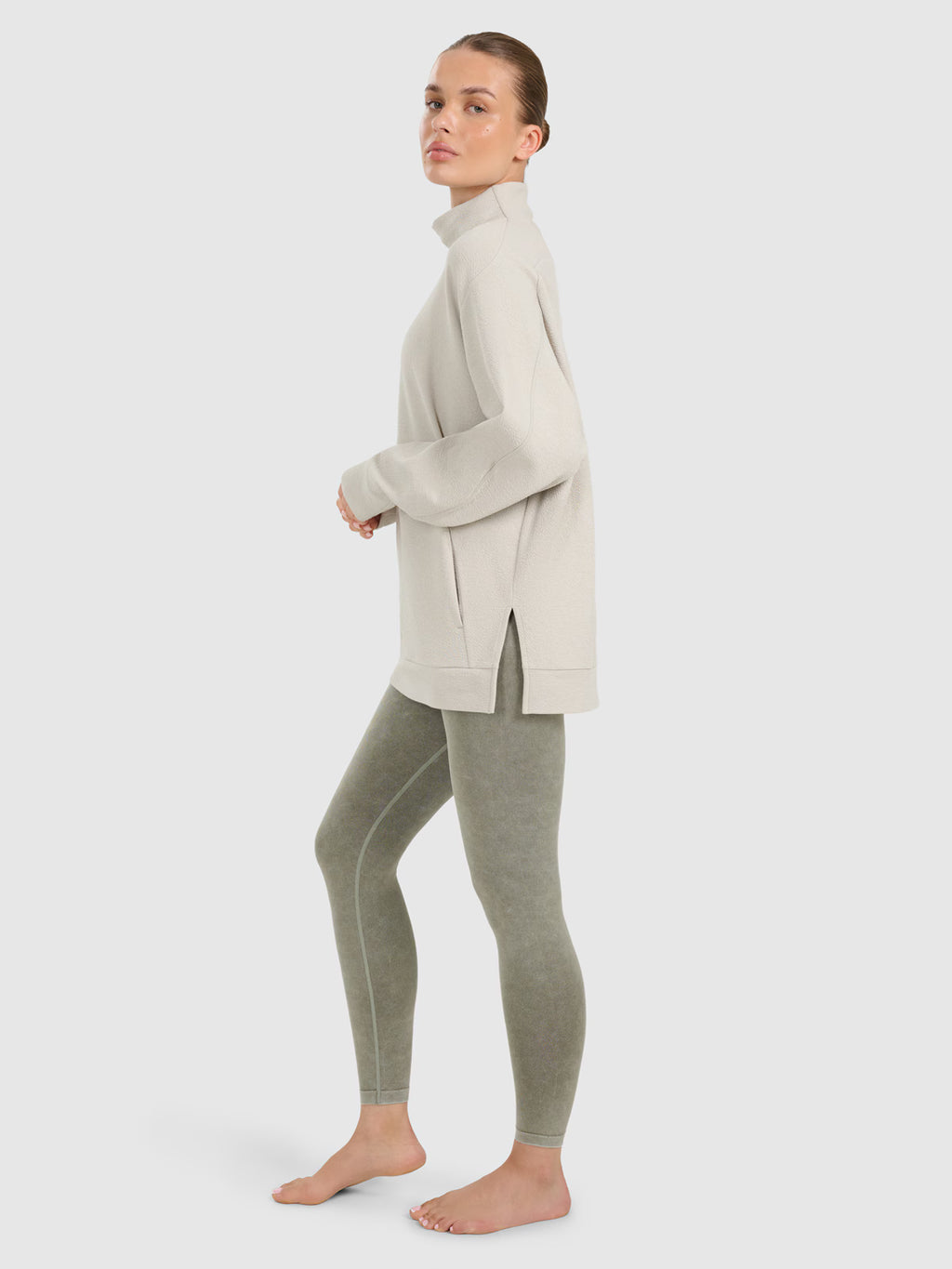 Bluza dresowa do jogi i pilatesu damska
