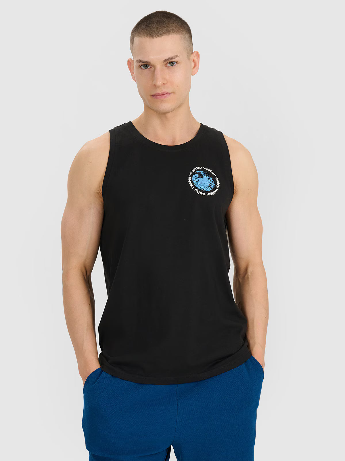 Tank top regular męski