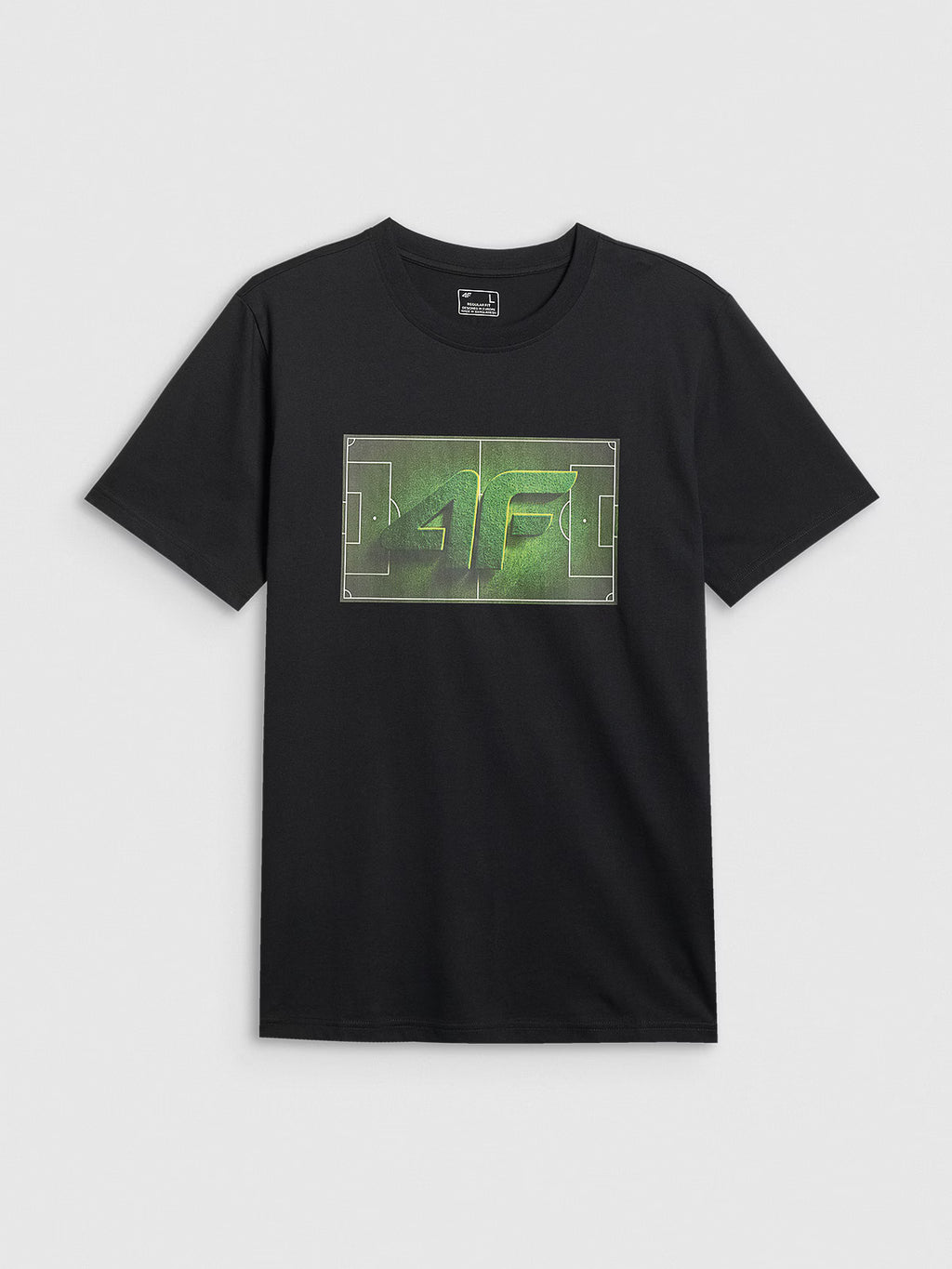 T-shirt regular z nadrukiem męski
