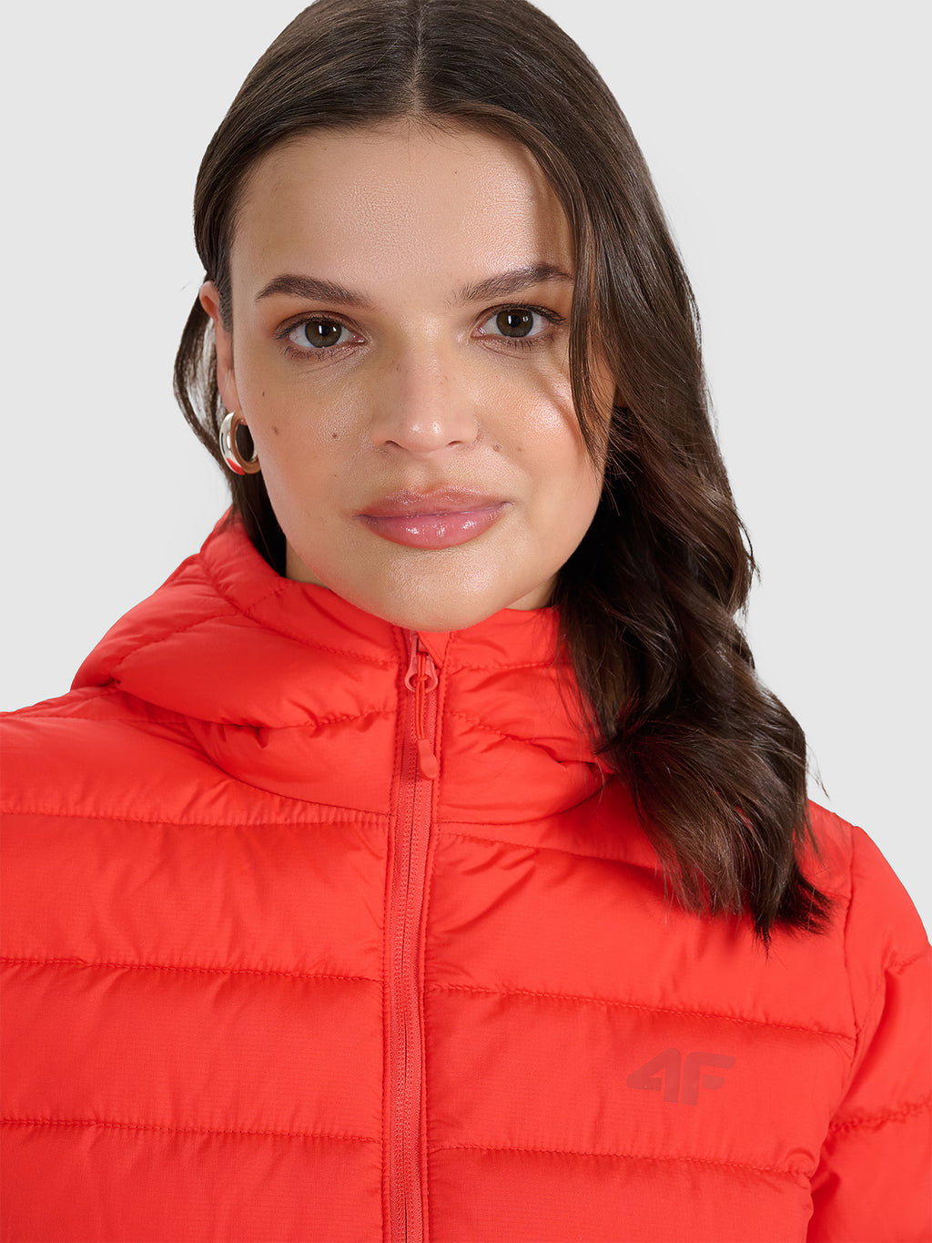 Kurtka puchowa z wypełnieniem syntetycznym damska