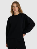 Bluza dresowa nierozpinana z modalem damska