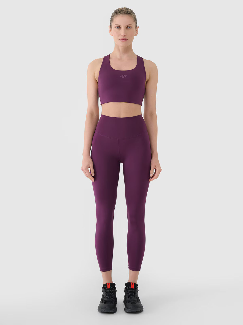Legginsy treningowe 7/8 z wysokim stanem damskie