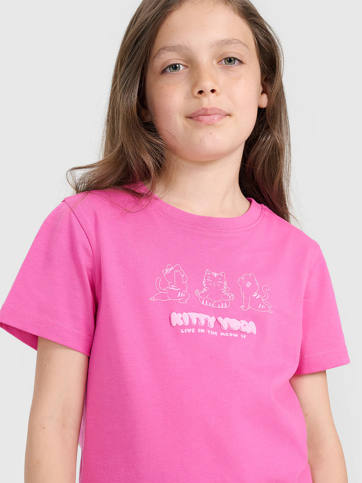 T-shirt regular z nadrukiem dziewczęcy