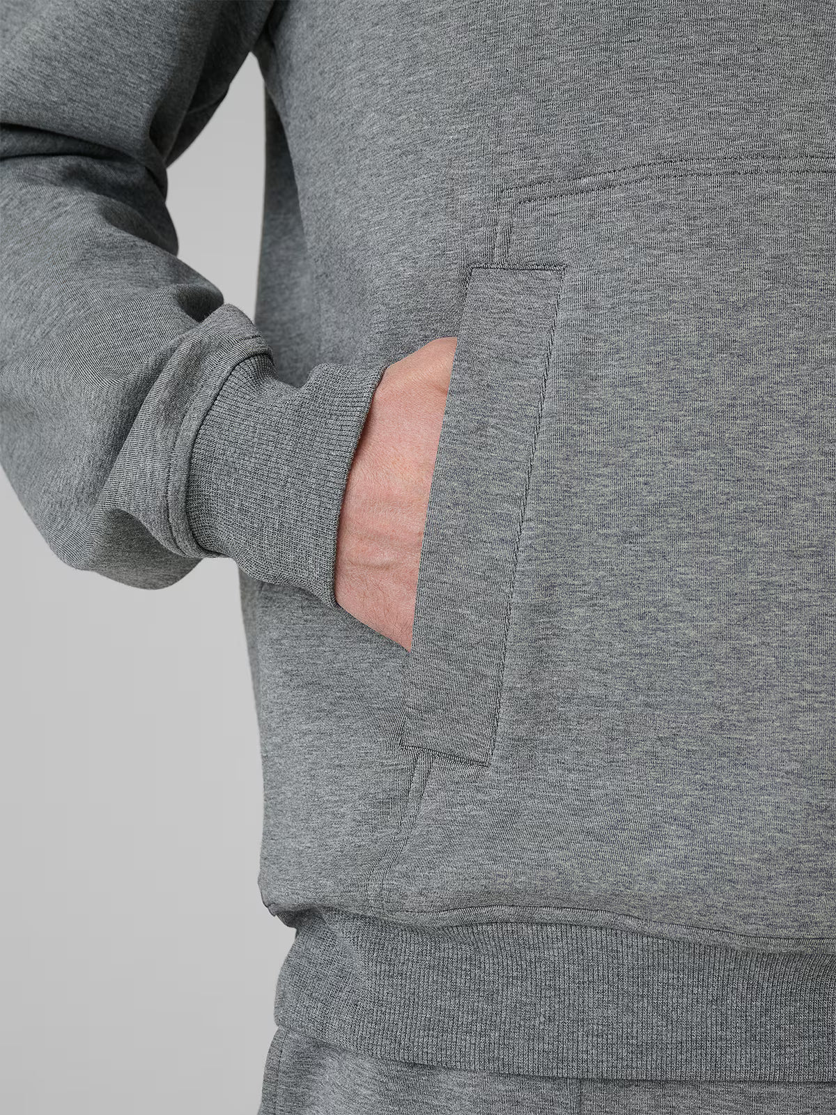 Bluza dresowa regular z kapturem męska