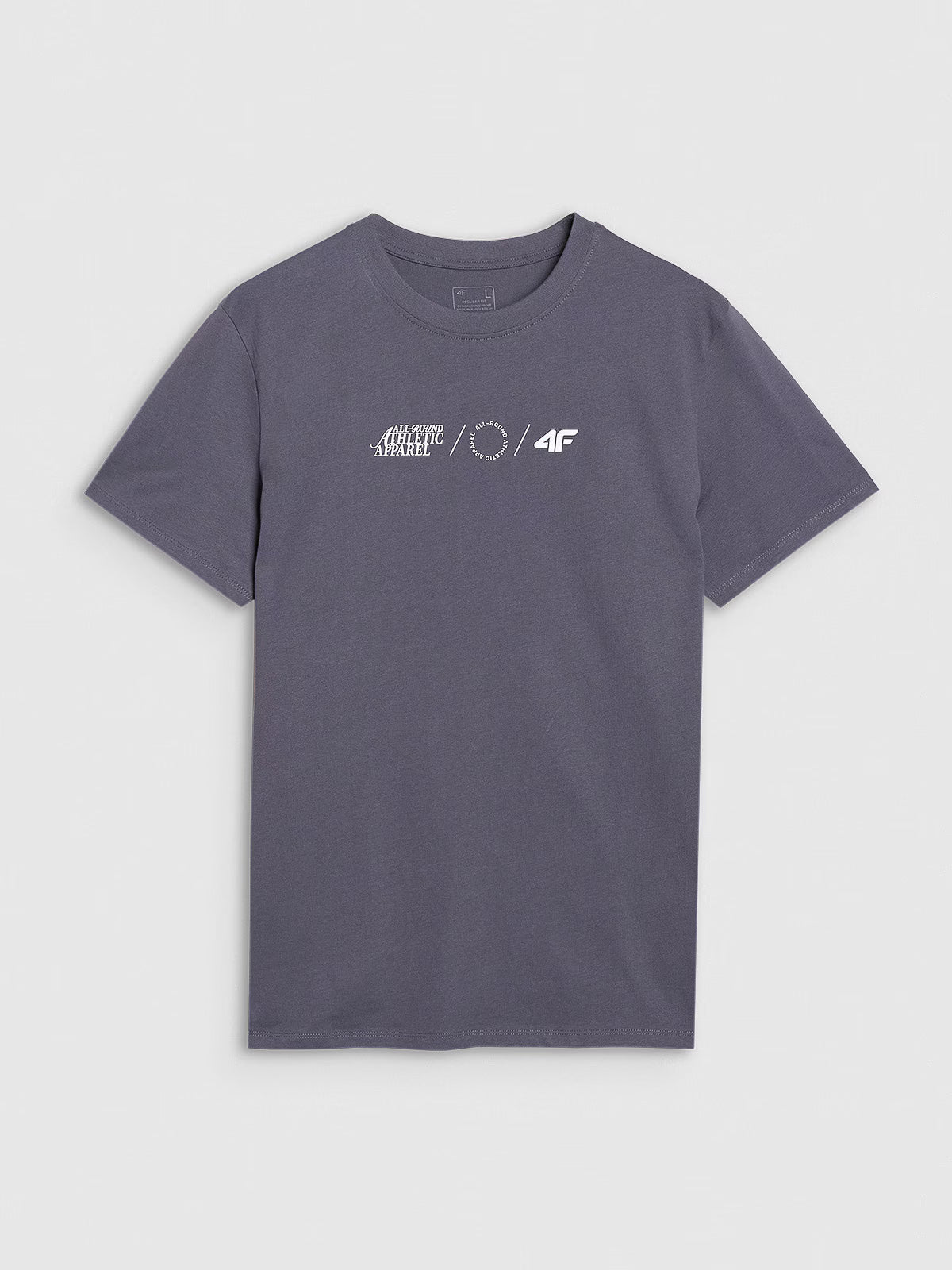 T-shirt regular z nadrukiem męski