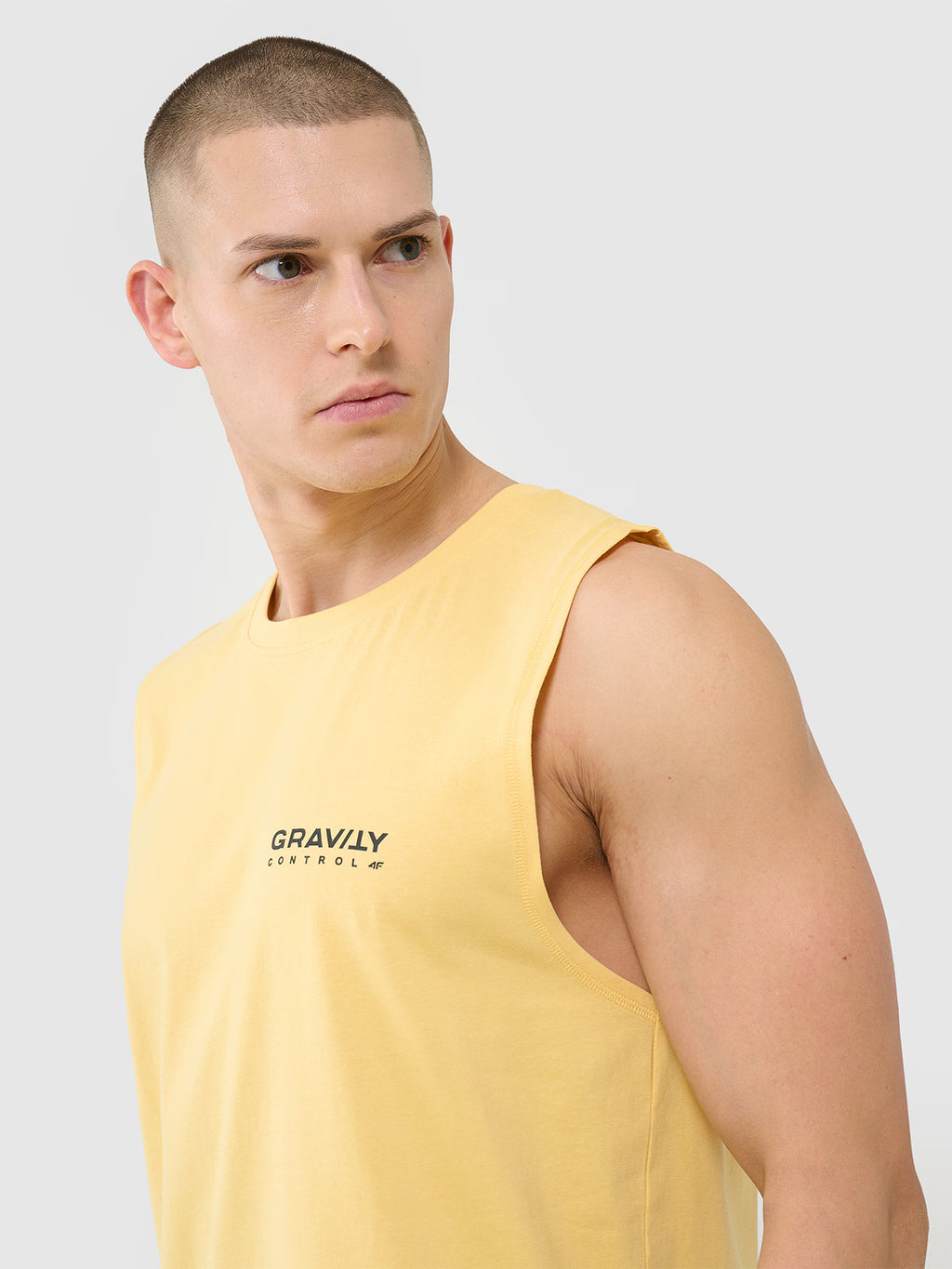Tank top oversize męski