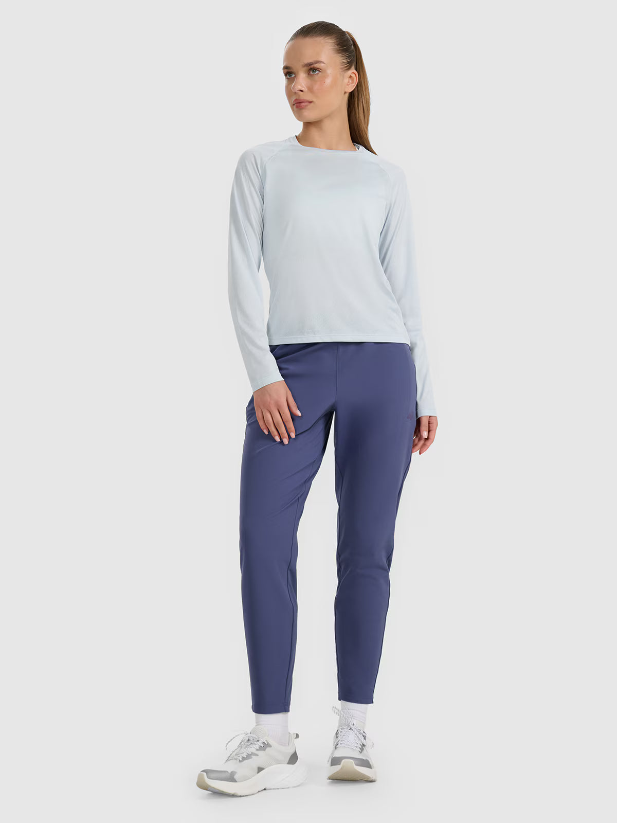 Longsleeve do biegania w terenie szybkoschnący damski