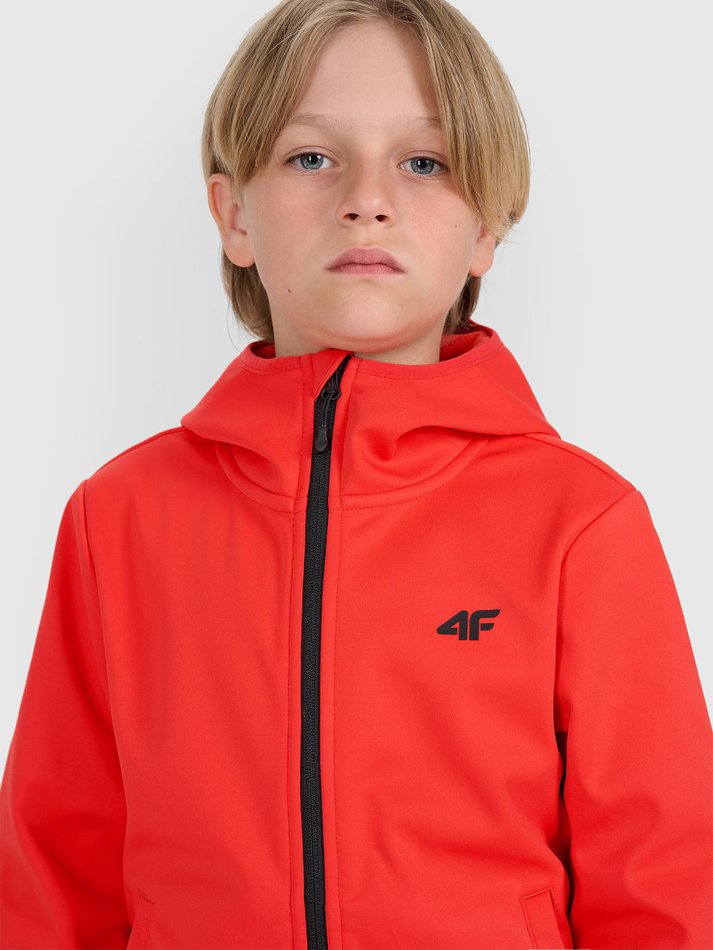 Kurtka softshell wiatroodporna membrana 5000 chłopięca