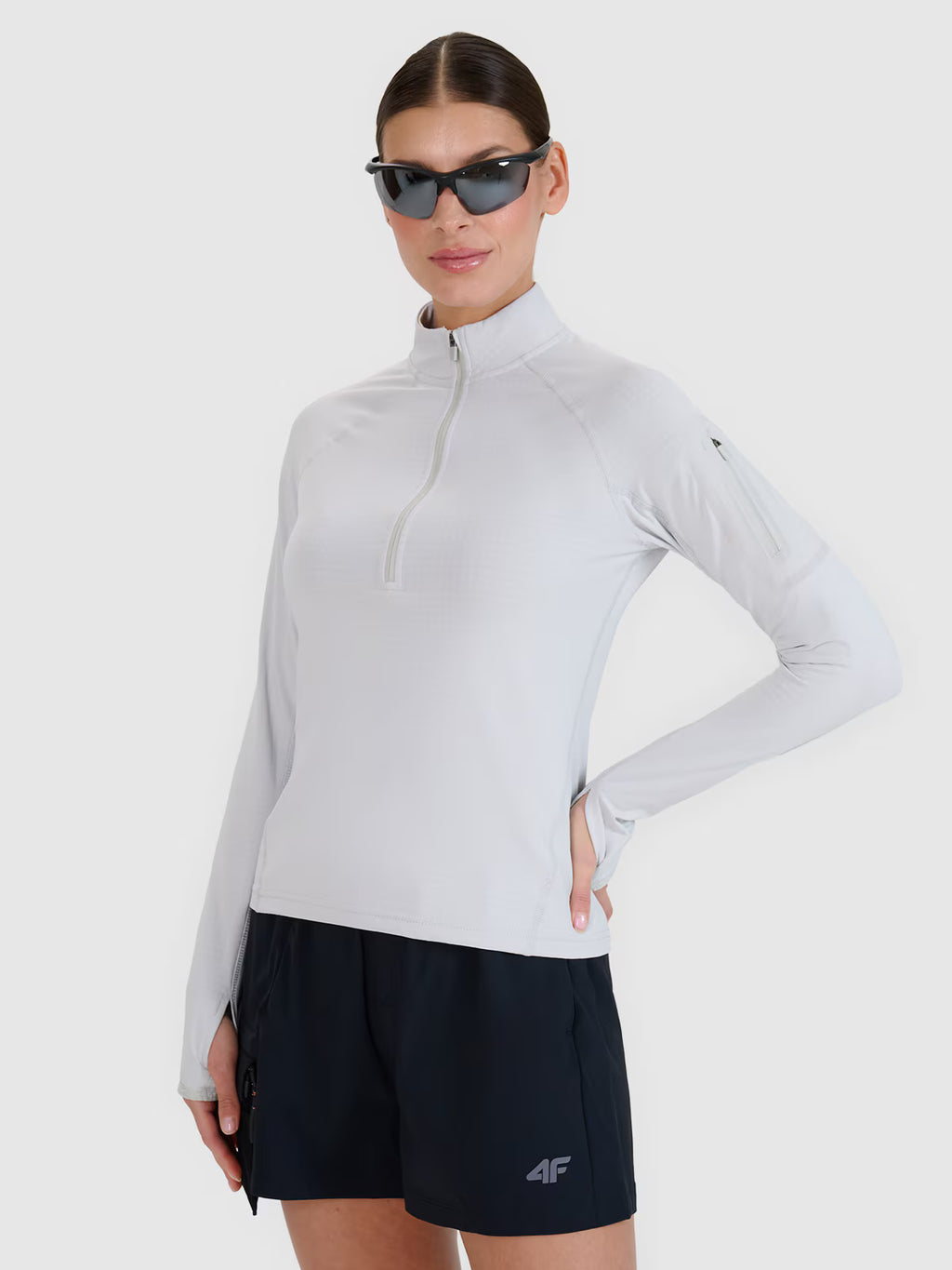 Bluza trekkingowa regular szybkoschnąca damska