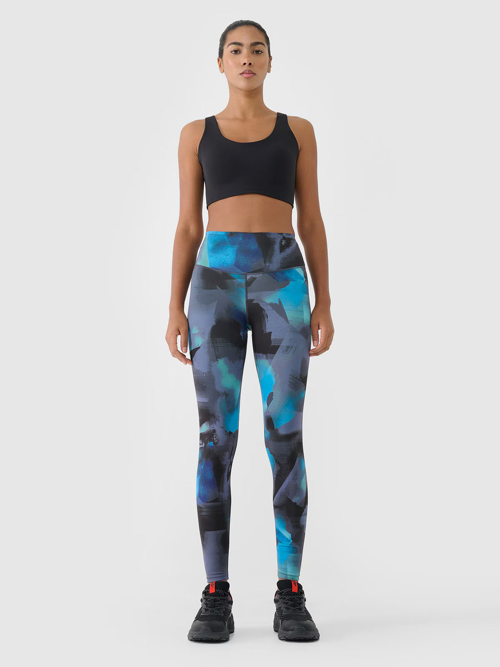 Legginsy treningowe z wysokim stanem damskie