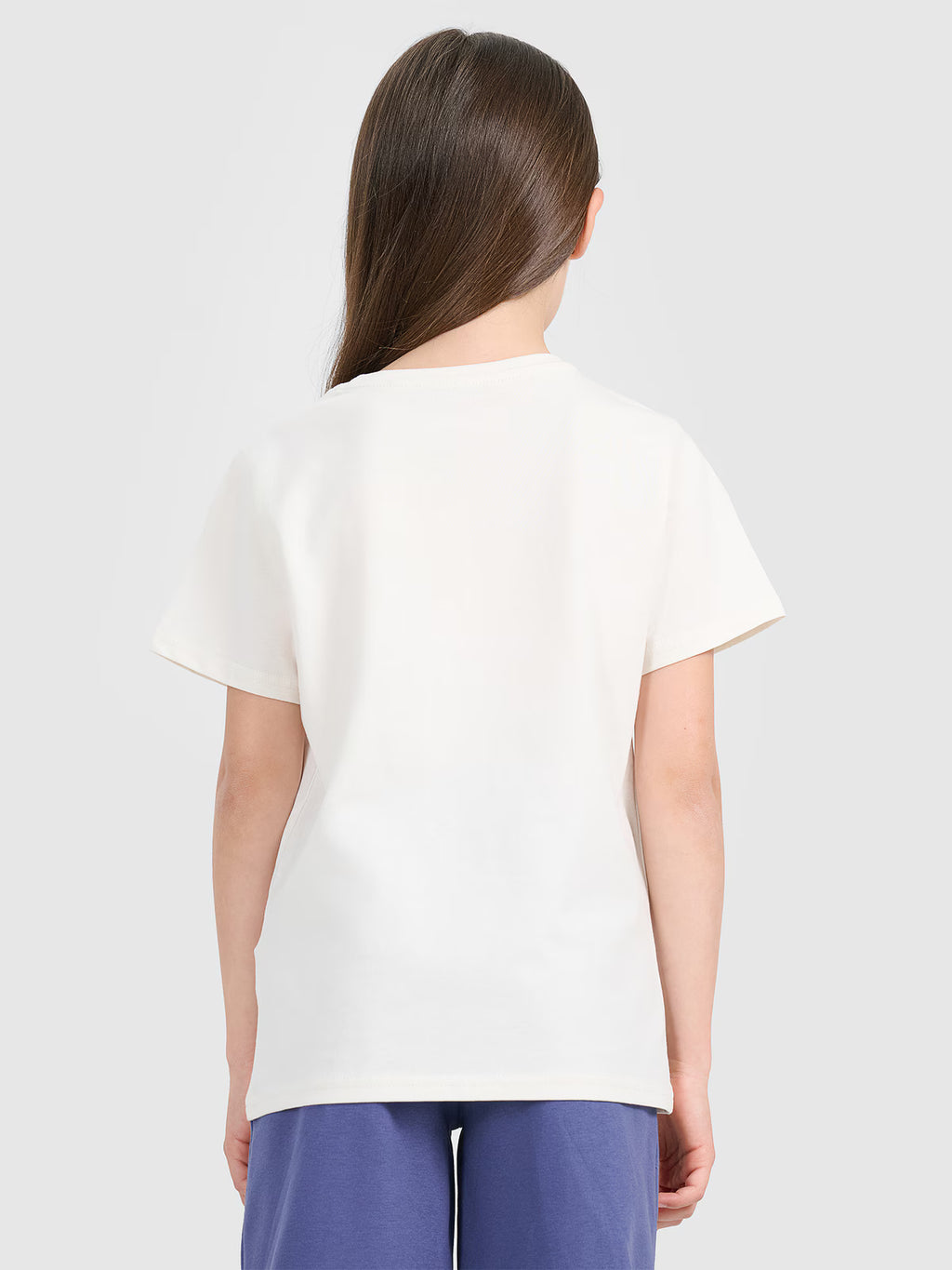 T-shirt regular z nadrukiem dziewczęcy