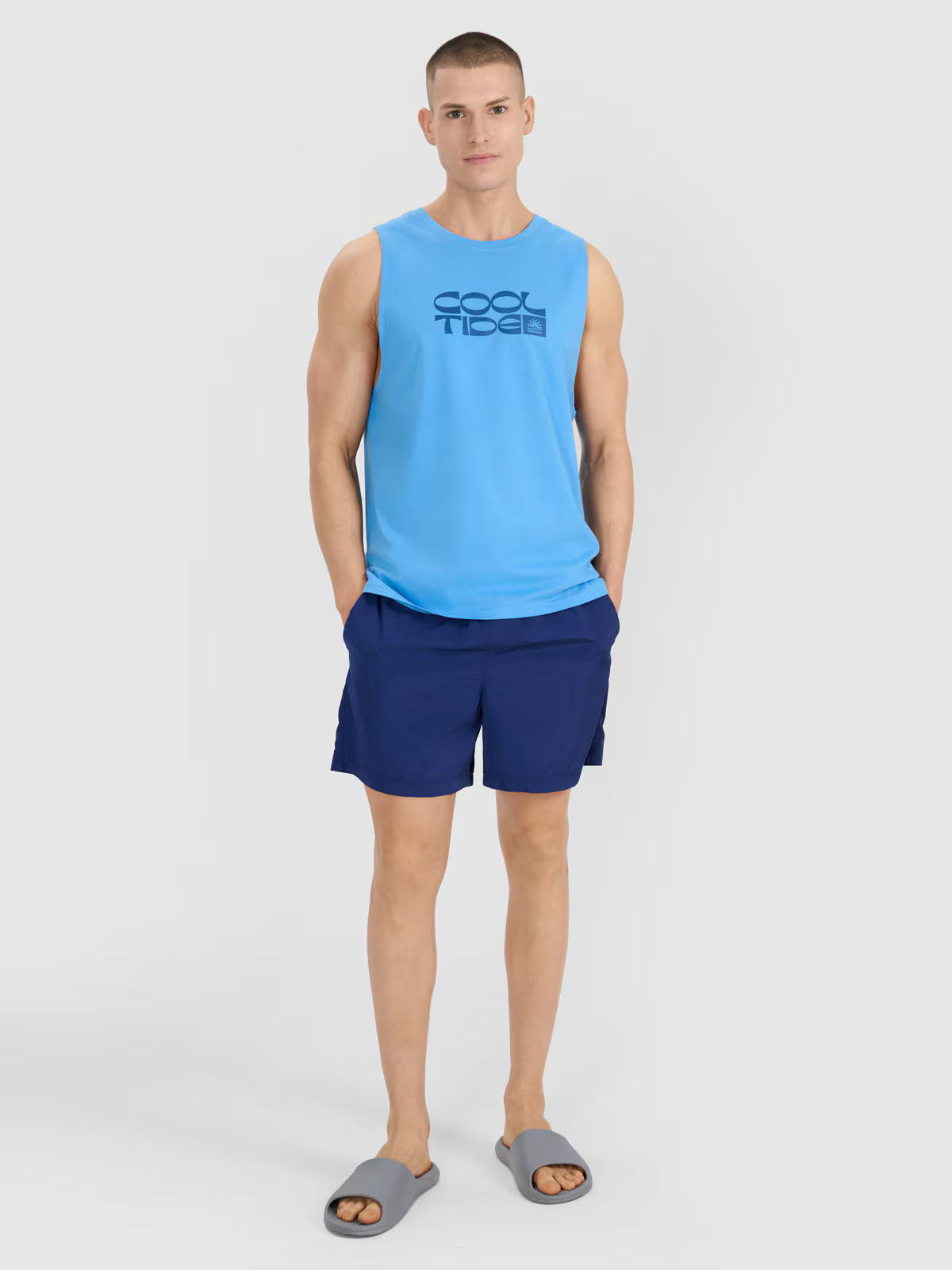 Tank top regular męski