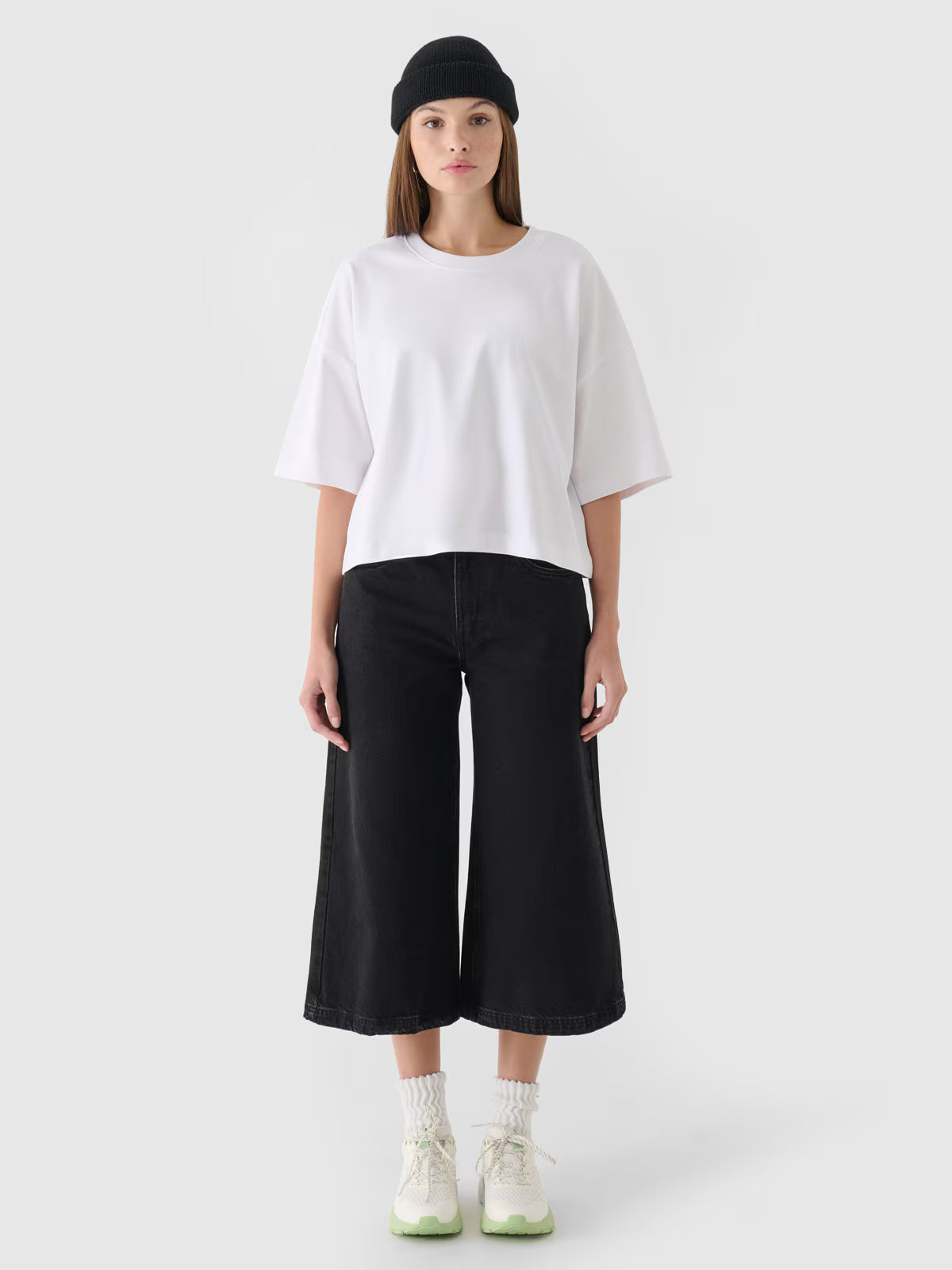 Jeansy baggy damskie Outhorn