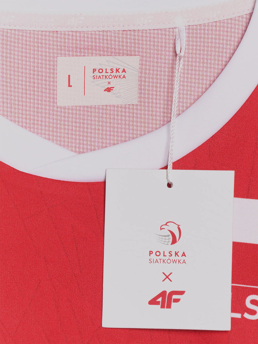 Koszulka meczowa replika domowa z możliwością personalizacji męska 4F x Polska Siatkówka