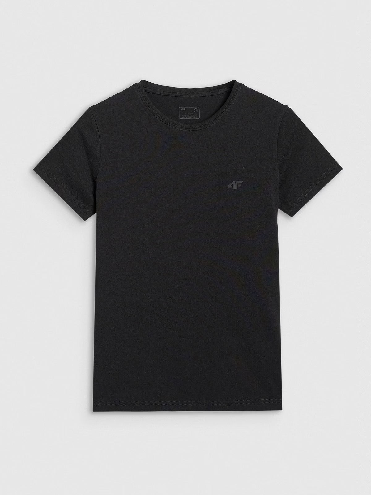 T-shirt slim gładki damski