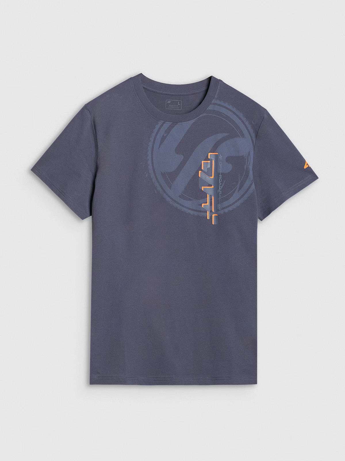 T-shirt regular z nadrukiem męski