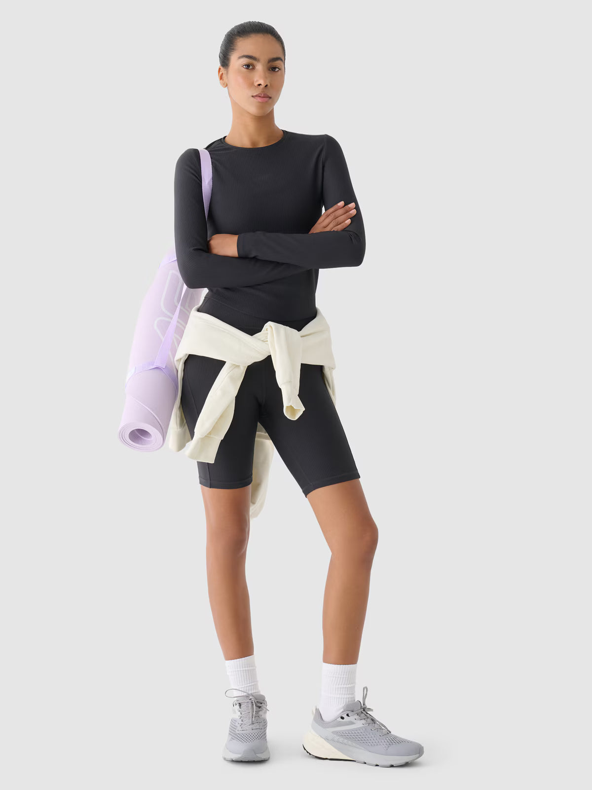 Legginsy krótkie treningowe damskie