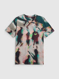 T-shirt regular z nadrukiem męski