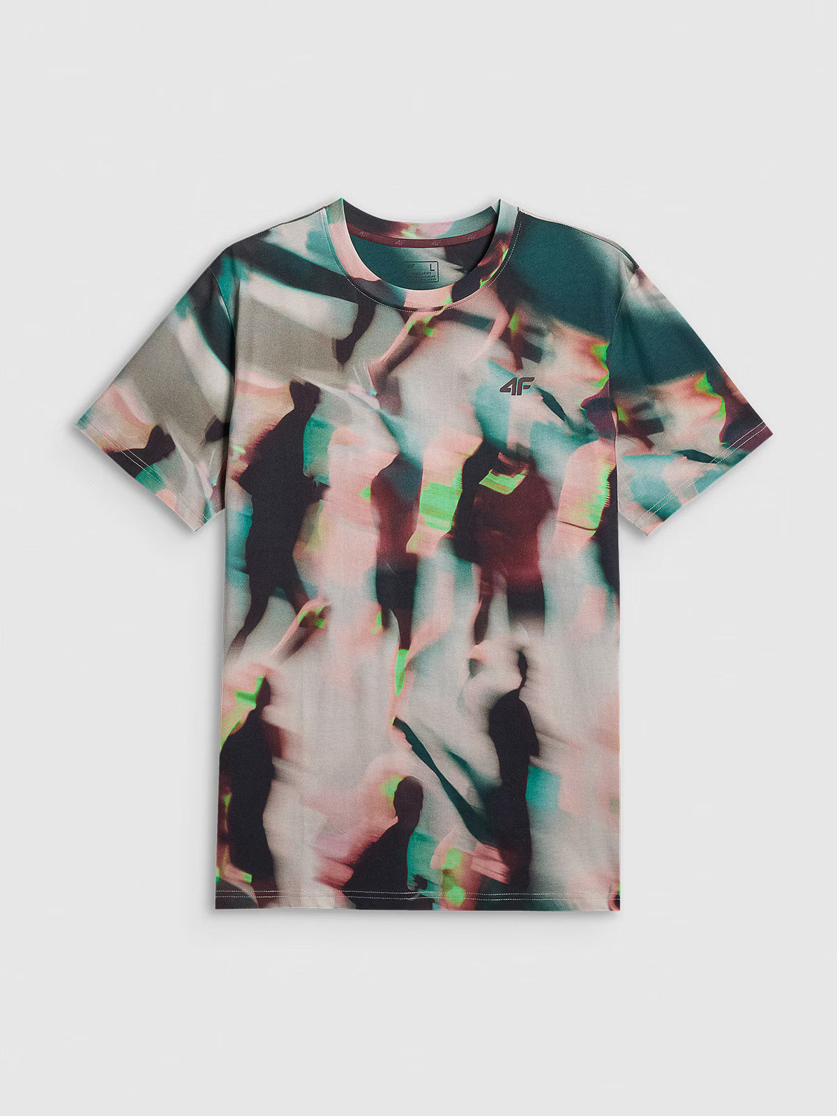 T-shirt regular z nadrukiem męski