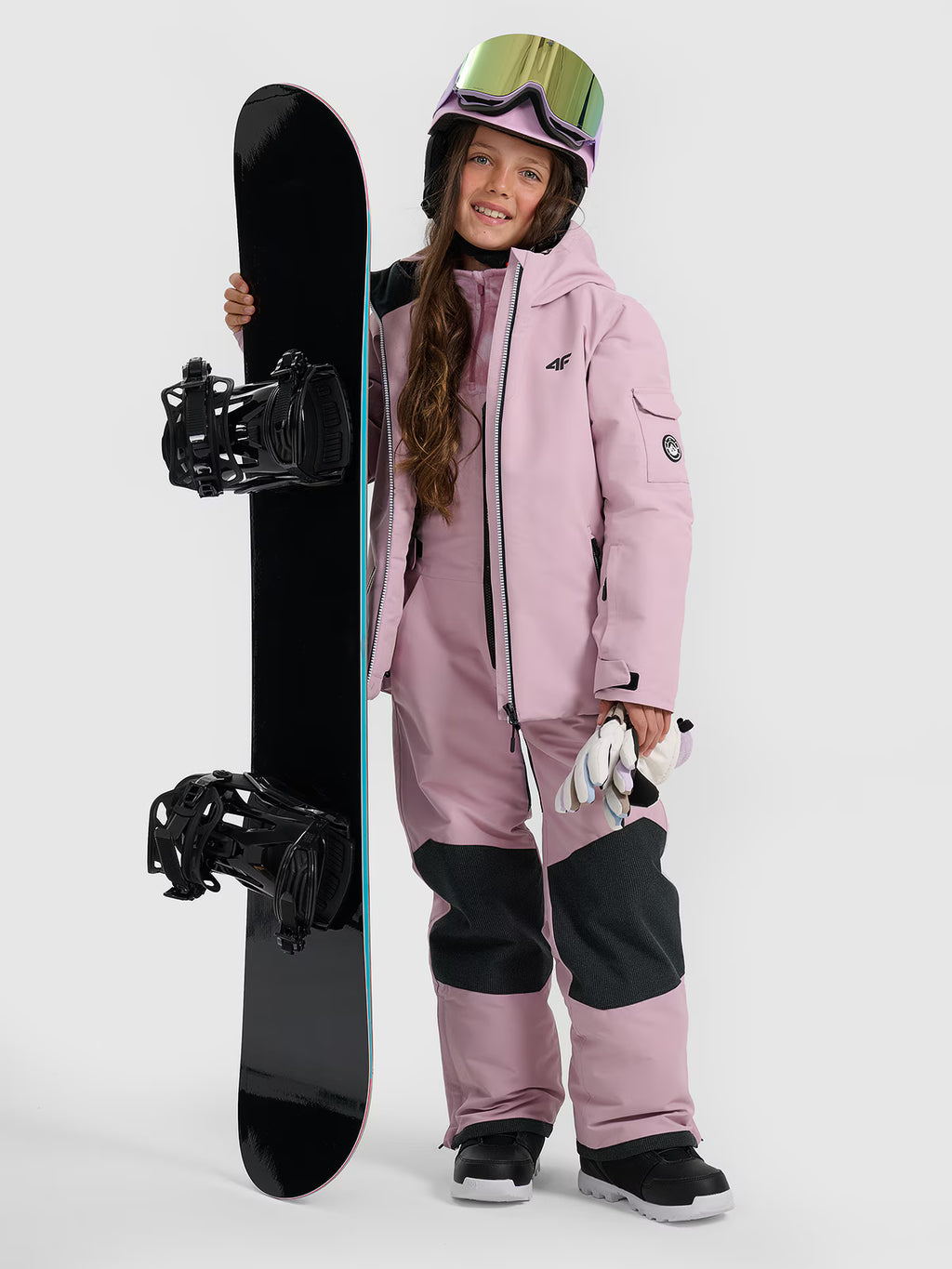 Kurtka snowboardowa membrana 8000 dziewczęca