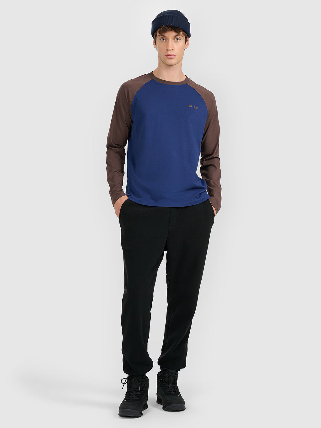 Longsleeve regular z nadrukiem męski