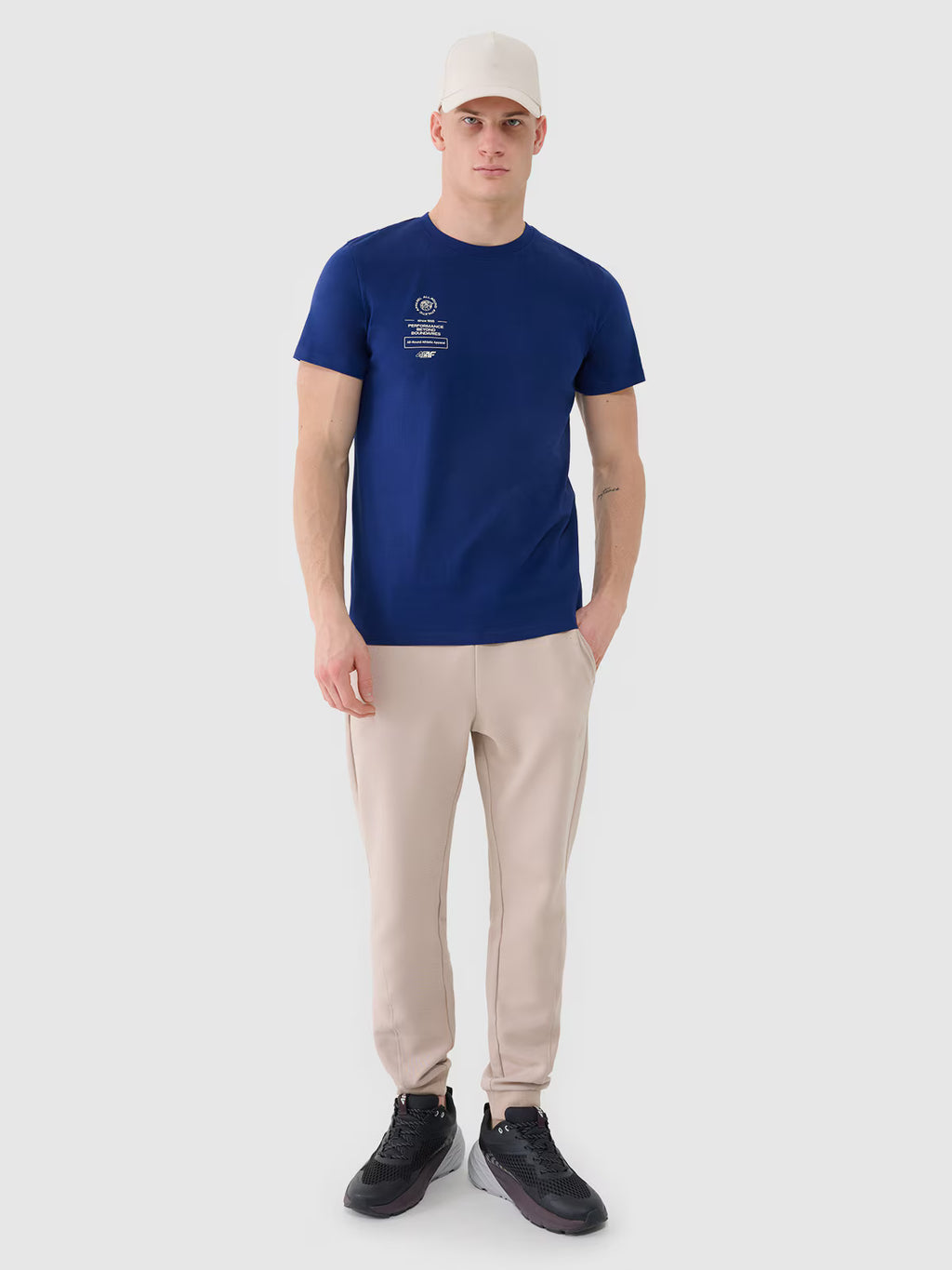 T-shirt regular z nadrukiem męski