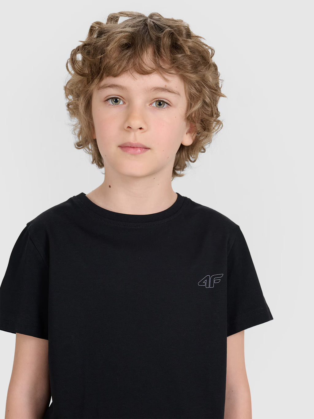 T-shirt regular gładki (2-pack) dziecięcy